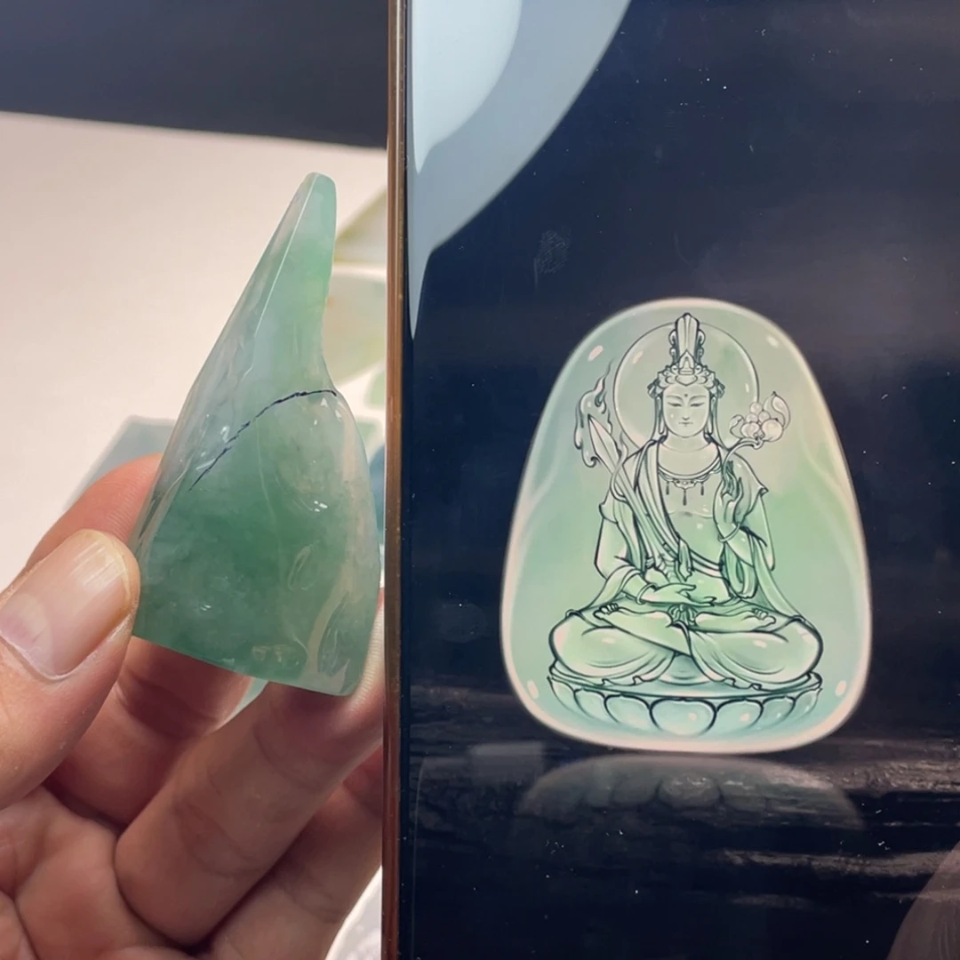 定制翡翠未镶嵌片料包工