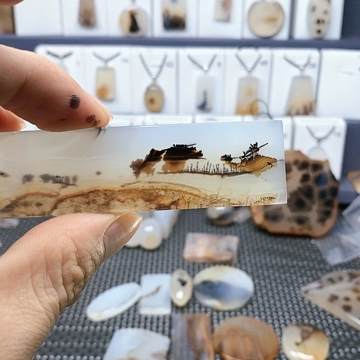 未镶嵌玛瑙/玉髓珠宝奇石走**花