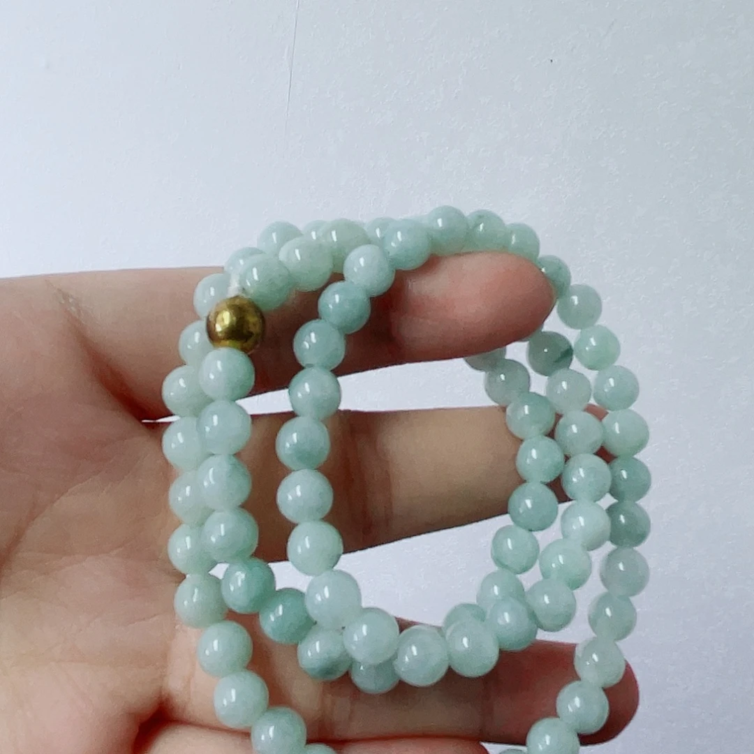 未镶嵌手链翡翠珠串