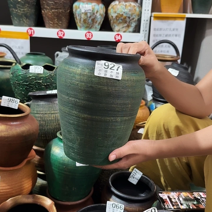 金绿坛子927高度23口径15