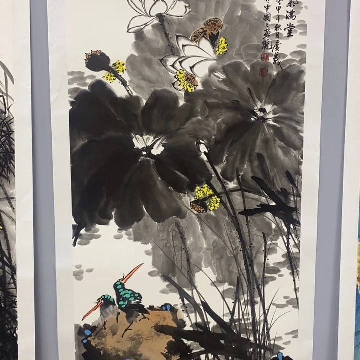 手绘作品等多种形式进行