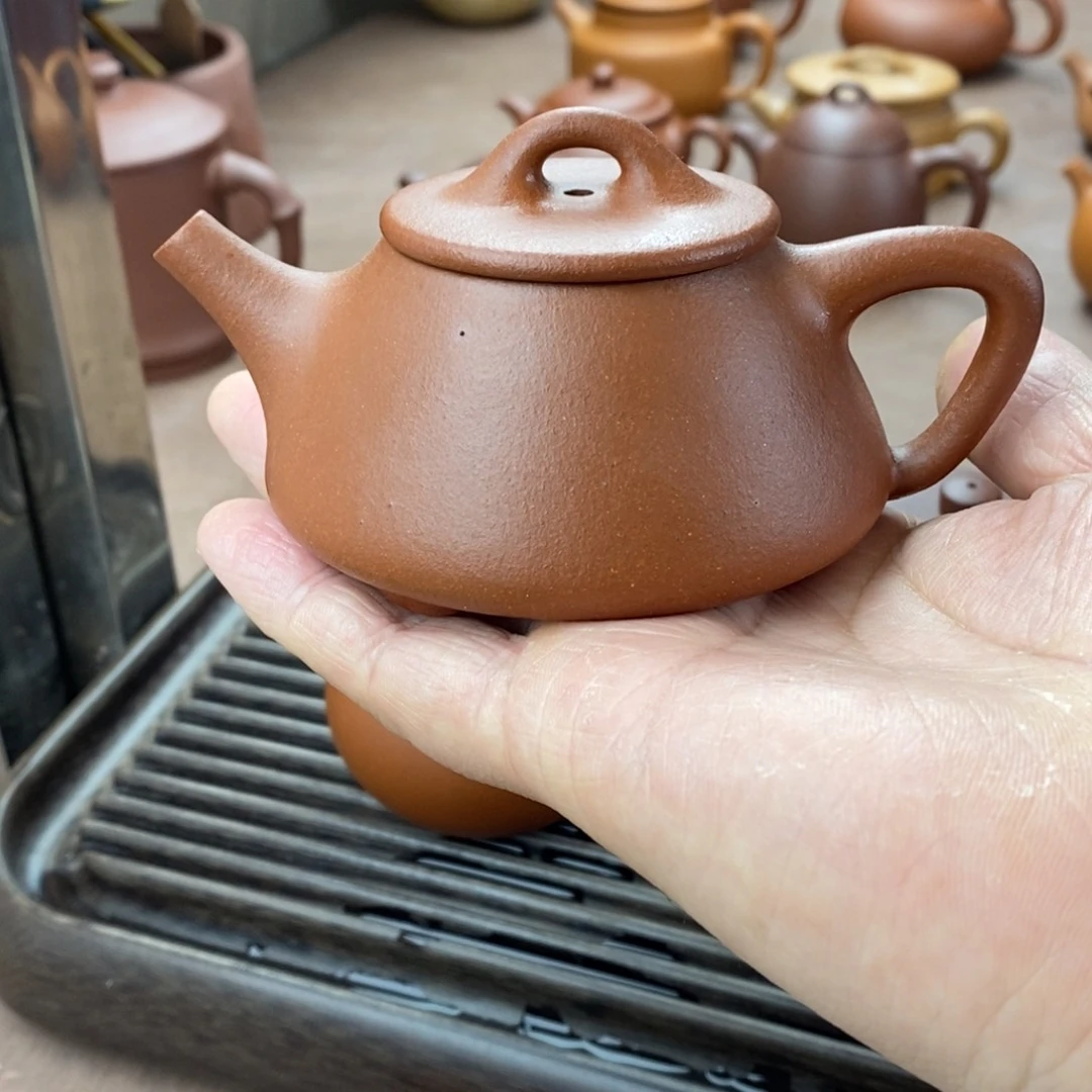 紫砂茶壶紫砂壶石瓢