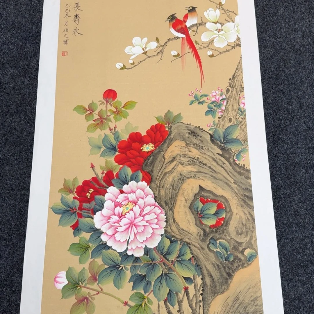 国画国画作品山水花鸟纯手绘