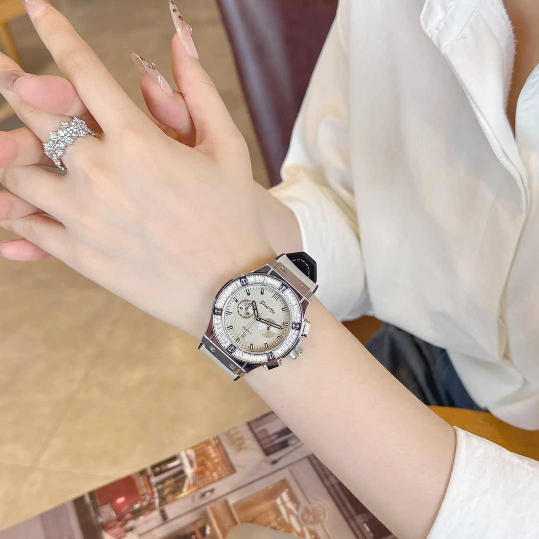 歌浪迪/JRANDE时尚百搭商务气质女士石英腕表H9203L-P商品图