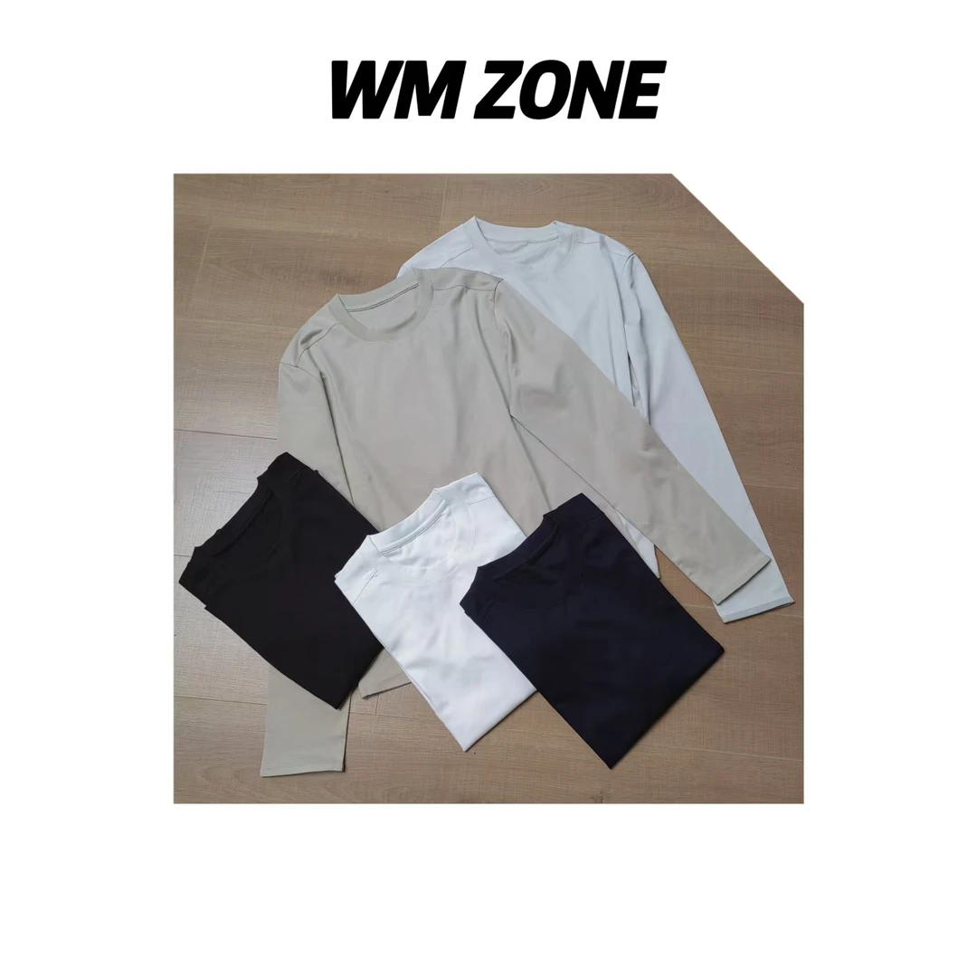 WM 3887  简约百搭五色休闲长袖T