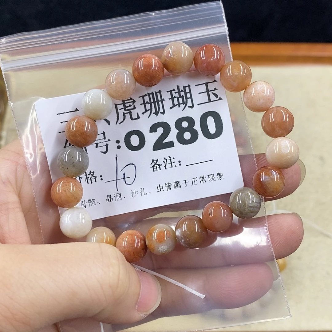 硅化珊瑚（珊瑚玉）1未镶嵌忆***年