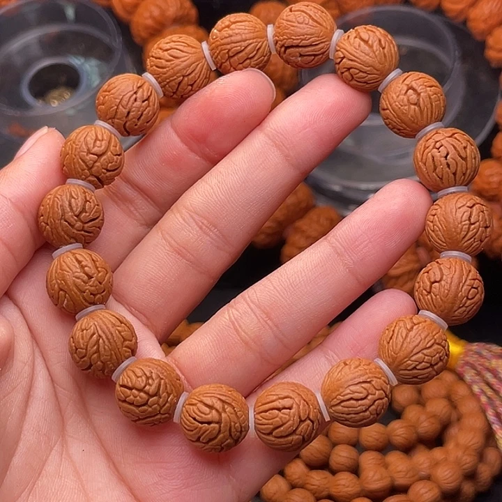 手串桃核精品绣球手串1.3
