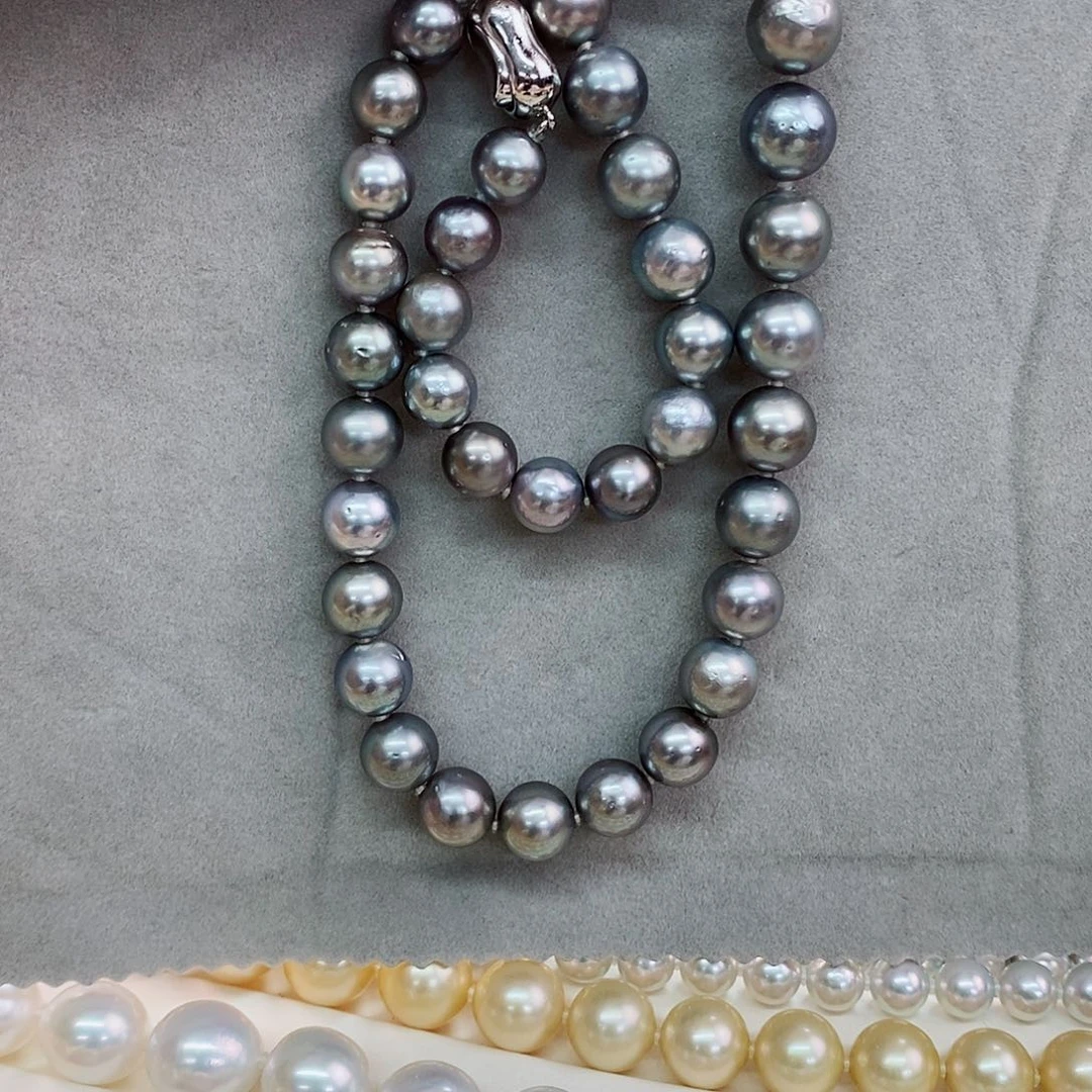 项链未镶嵌海水珍珠9-12