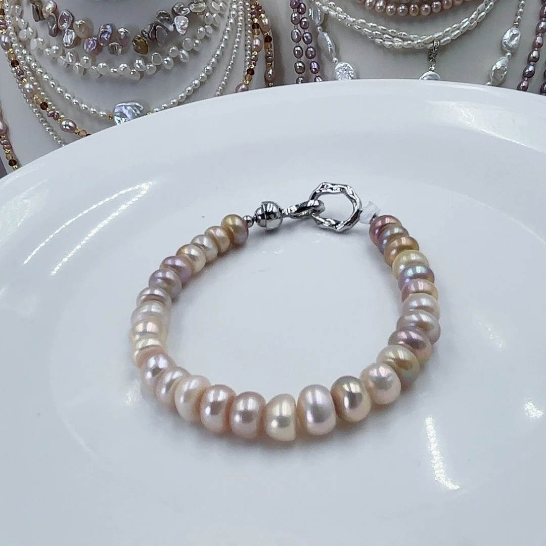 颈饰未镶嵌淡水珍珠孤品捡漏