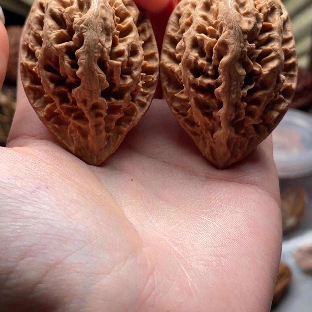 文玩核桃把件楸刀鱼52