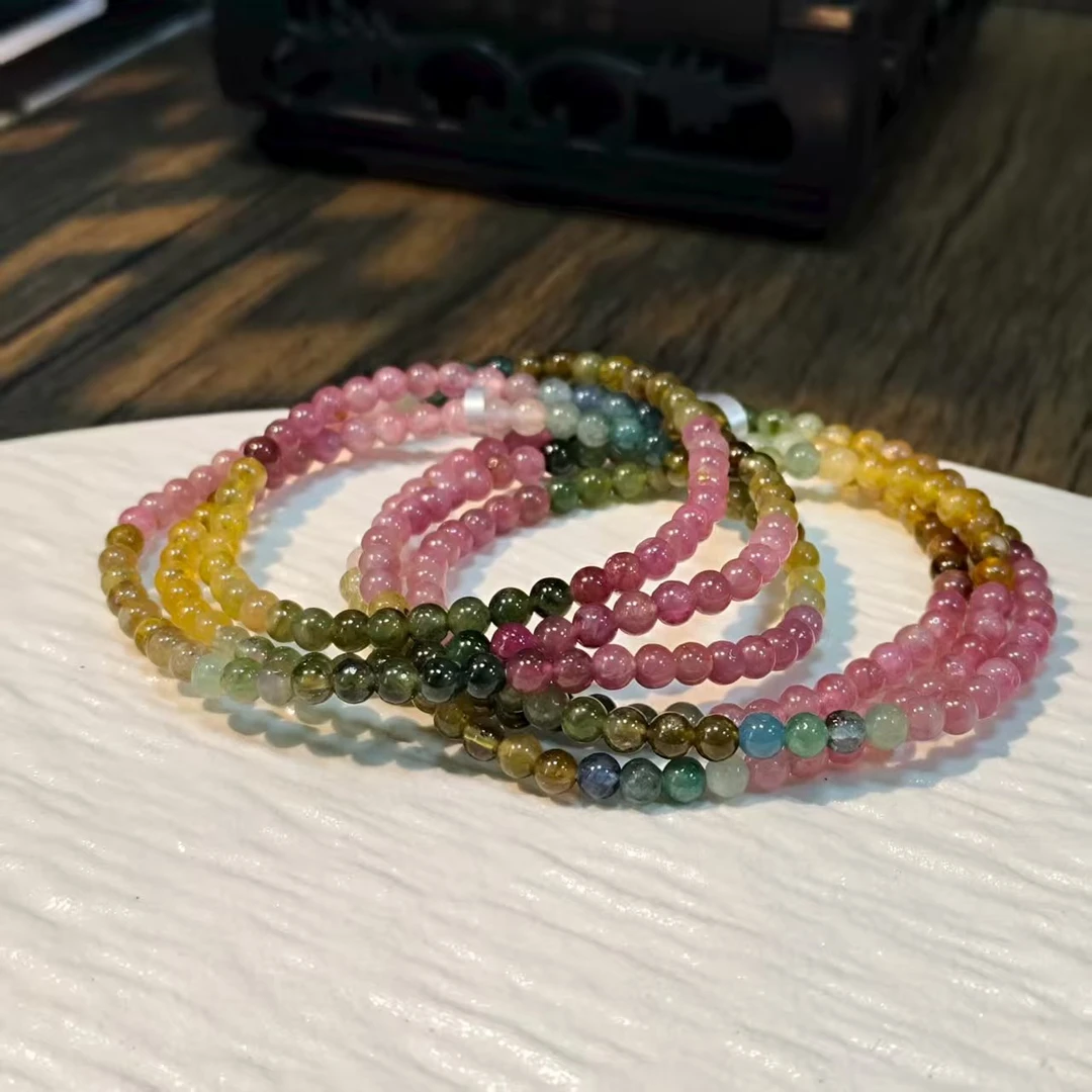 【书记甄选】碧玺三圈 多样性发一件 约4mm CK574