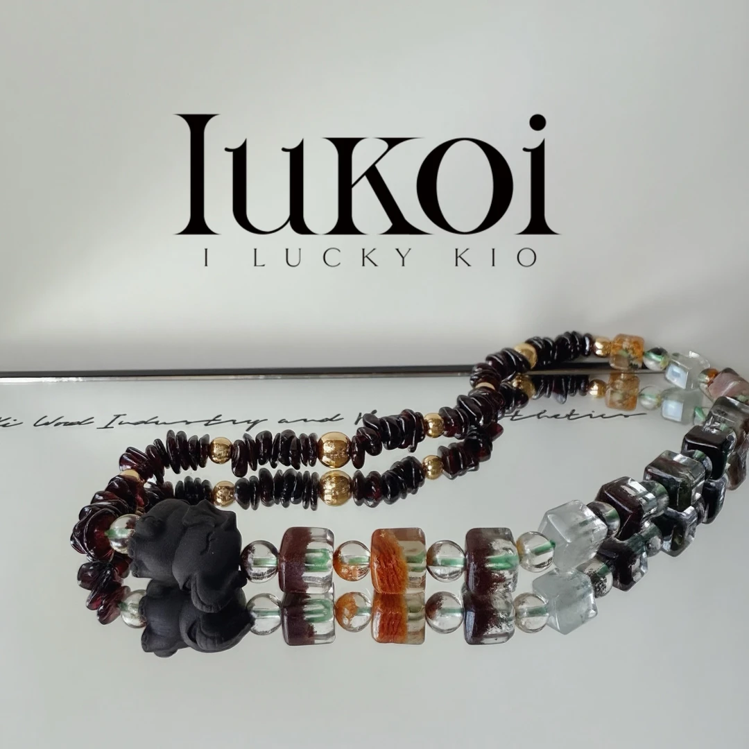 铁合金石英石项链 | IUKOI | 双圈手链 | 彩幽灵方糖 | 石榴shi |