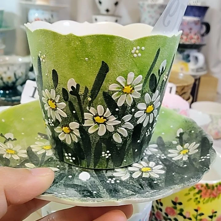 杯子瓷景德镇陶瓷釉下彩