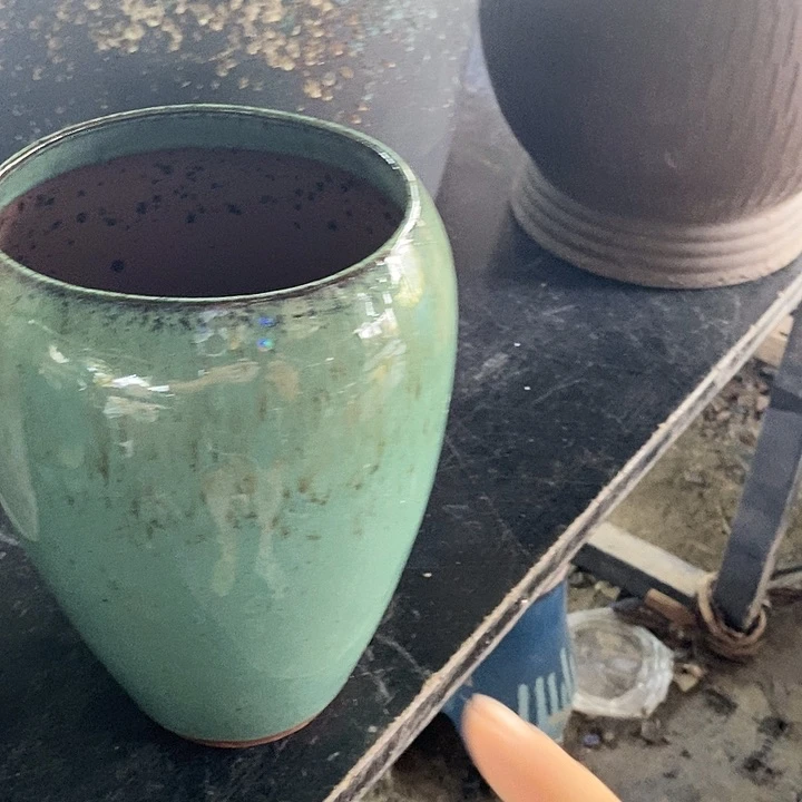 紫砂花盆 高度 26口径15