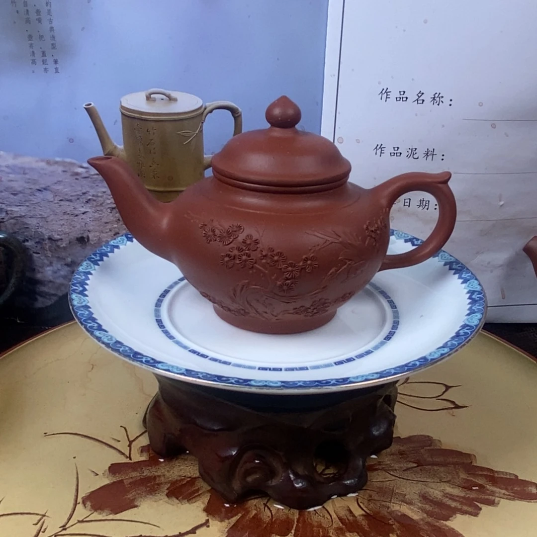 紫砂茶壶凡***醒全手160 容量宜兴紫砂壶