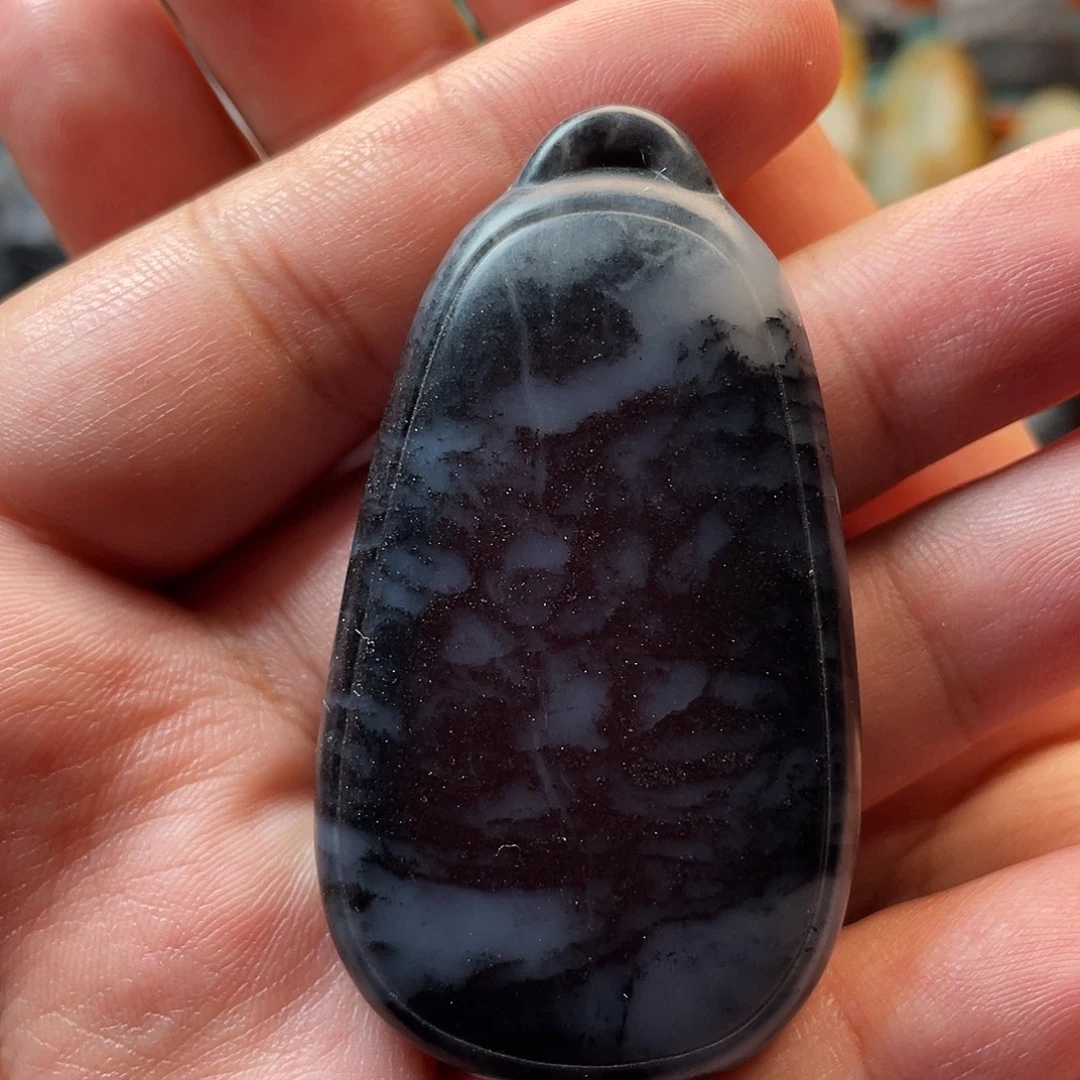 和田玉未镶嵌吊坠(不含链)