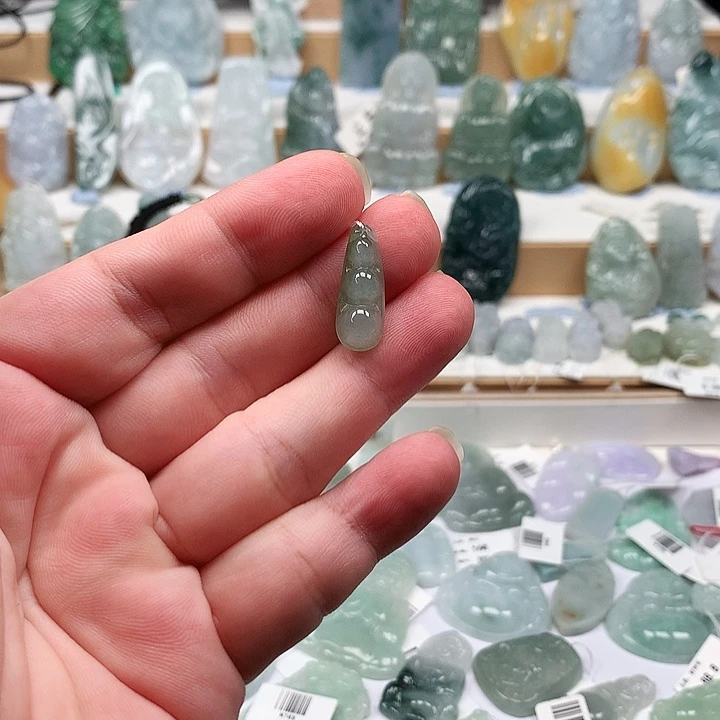 吊坠(不含链)未镶嵌翡翠2福豆