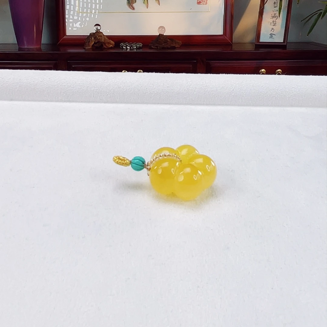 蜜蜡颈饰未镶嵌乐***哈蜜蜡