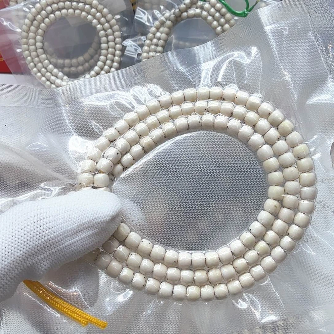 星月菩提吊坠4骨瓷白数星星6左右108