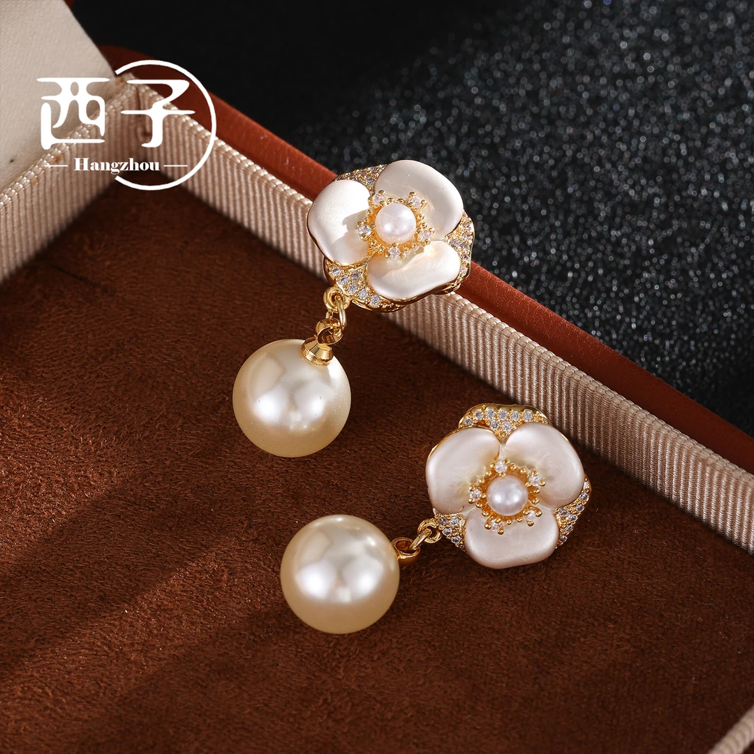 西子饰品镀18K金【奢香夫人耳坠】2025春夏新品925银针防敏耳饰耳环