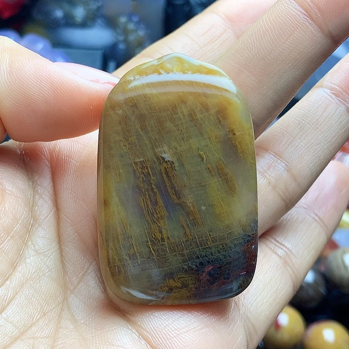 硅化玉未镶嵌吊坠(不含链)