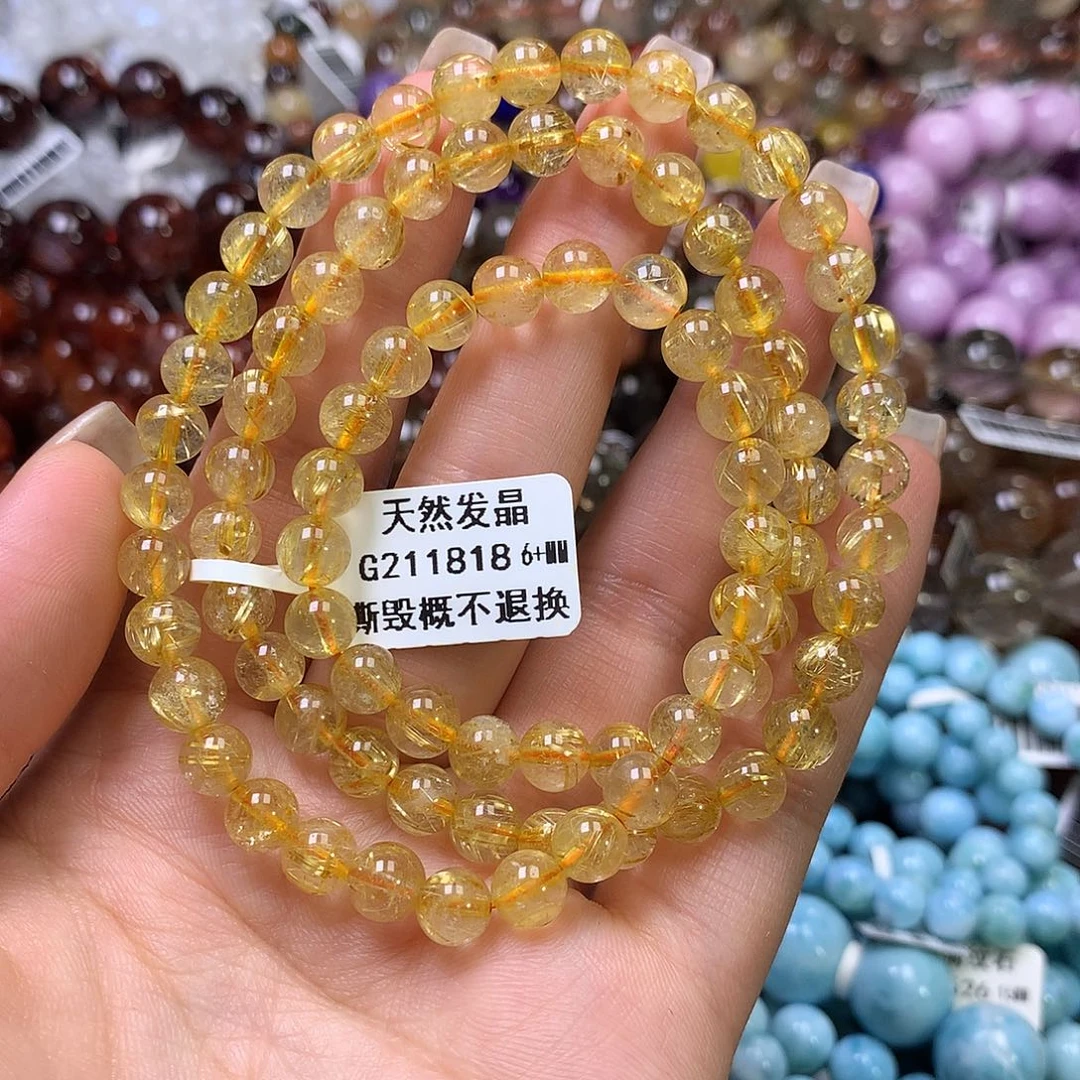 水晶手链未镶嵌，