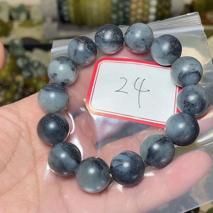 蛇纹石玉未镶嵌手链