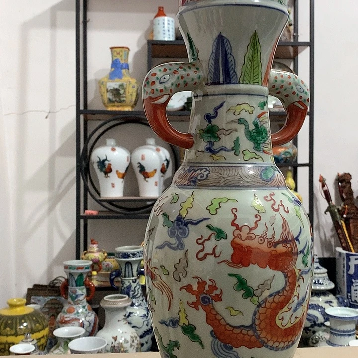 陶摆件博古架陶瓷摆件