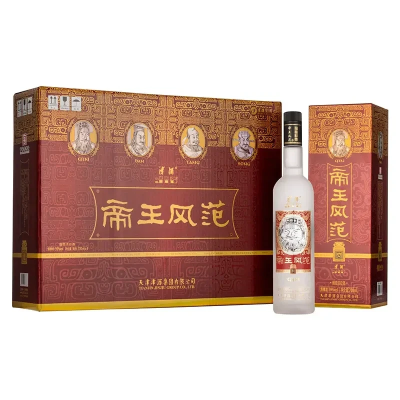津酒帝王风范39度浓香型白酒700ml*4瓶/箱