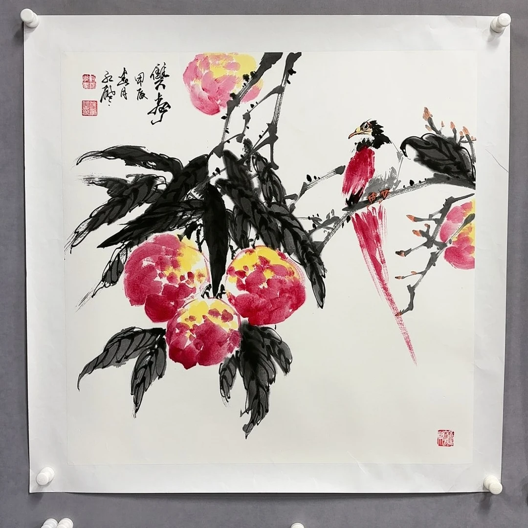 国画国画纯手绘作品请放心去藏