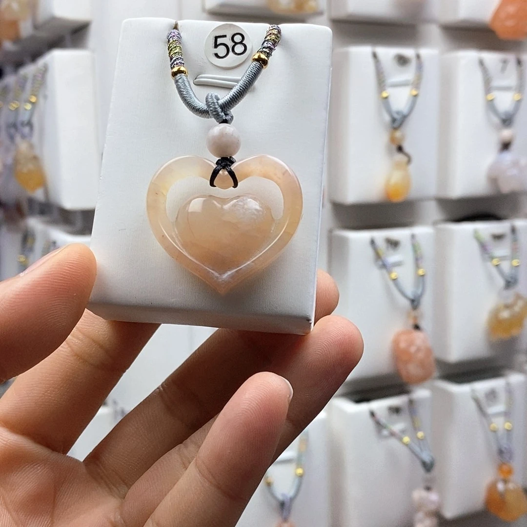 石英质玉吊坠(不含链)未镶嵌瑞****