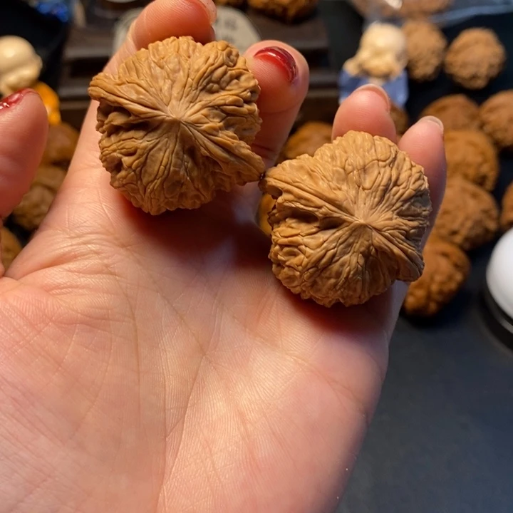 文玩核桃把件N44号磨盘37尺