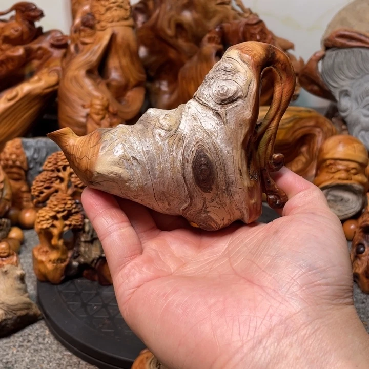 长***醉柏木把把壶手把小摆