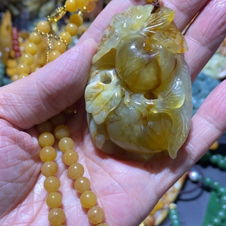 岫玉岫玉吊坠未镶嵌