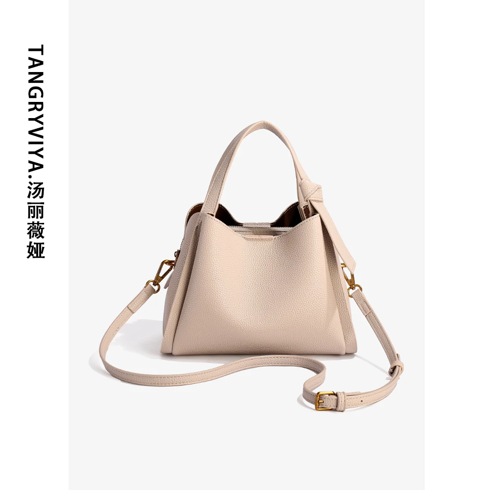 小众设计潮流手提菜篮子包2025新款通勤斜挎包