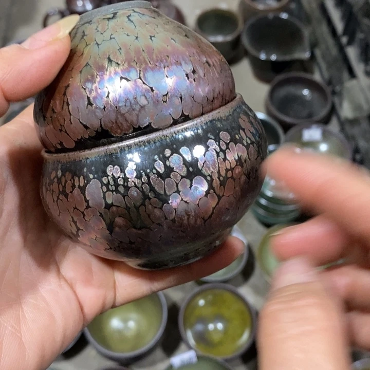 茶盏建阳建盏微瑕油滴