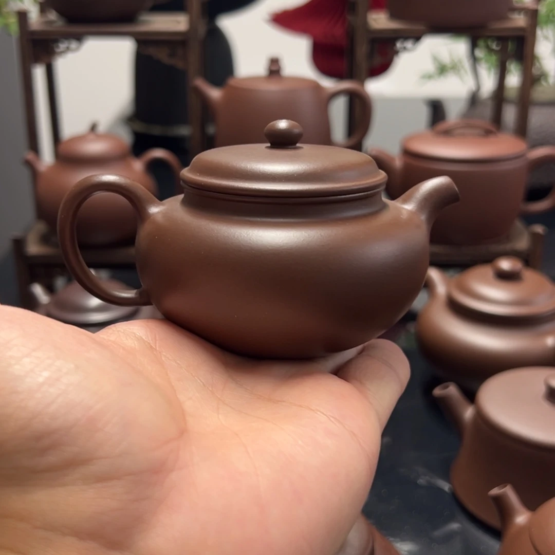 紫砂茶壶老紫泥仿古150cc
