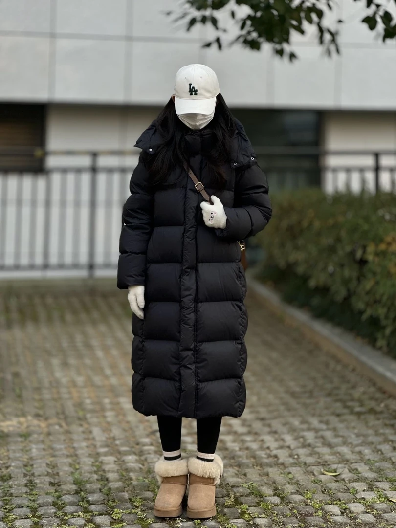 羽绒服女长款2024新款冬季东北超厚过膝保暖情侣95白鸭绒爆款外套