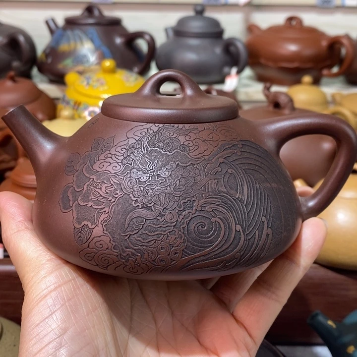 *****茶壶紫砂微瑕处理一把