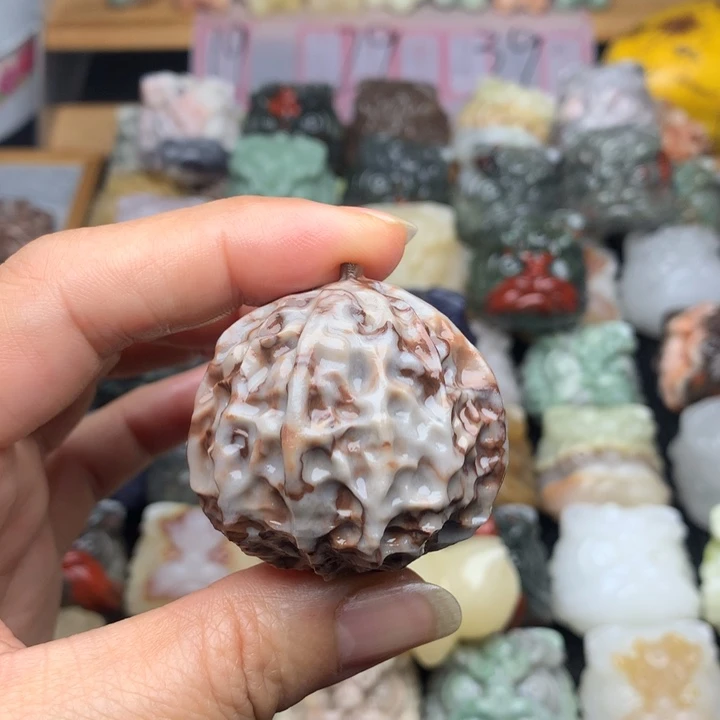 玛瑙/玉髓合金挂件