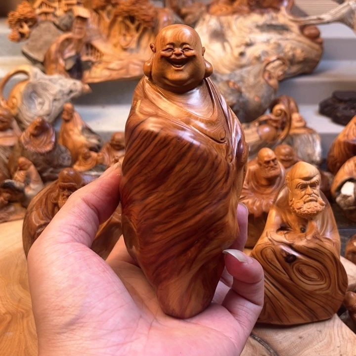 笑***生柏木太行崖柏手工雕刻