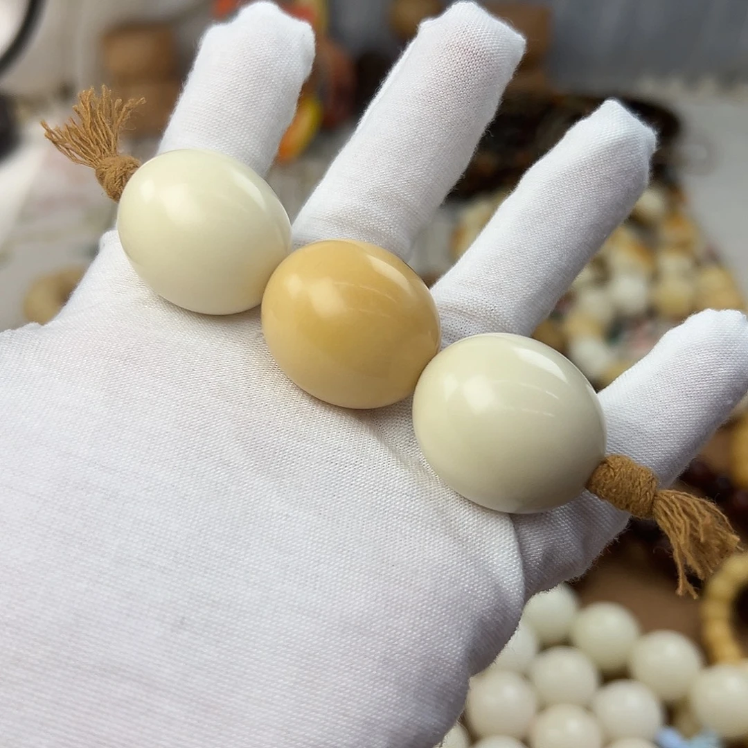吊坠菩提根/象牙果28鹅蛋黄色汤圆