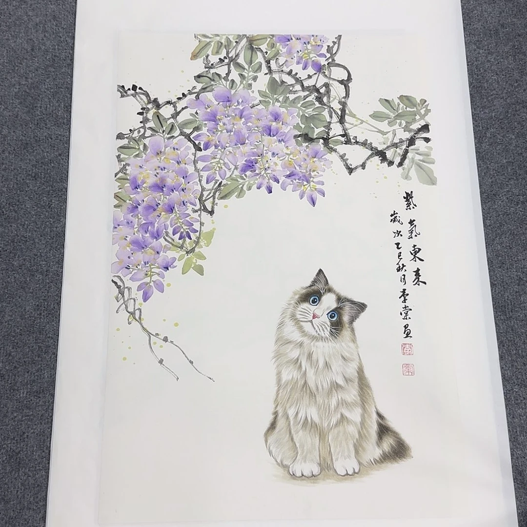 国画68*45纯手绘李棠