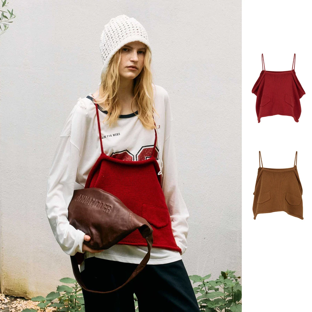 ANNAMOOER设计师品牌 针织吊带气质女GoGoBuyer买手店 AY6A38045