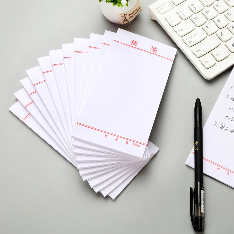 【1本装】加厚空白便签本可撕便笺本随身携带记事小本子手账本子