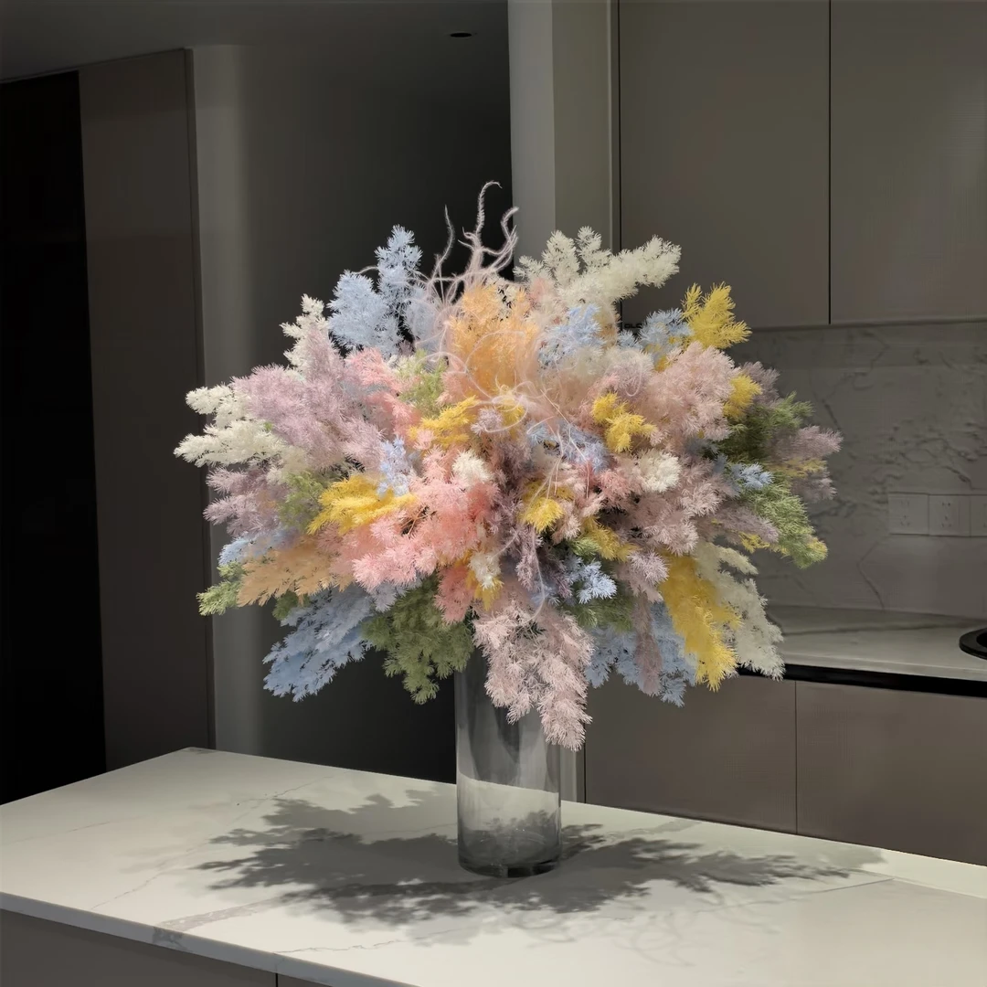 蓬莱松一把  家庭日常装饰  摆件   花束搭配