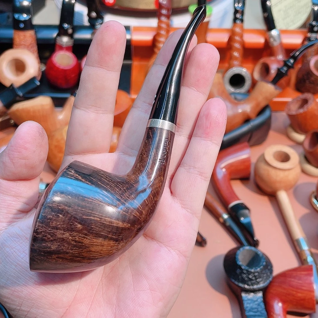 阳***男全新意大利齐博手工自由式石楠木工艺品