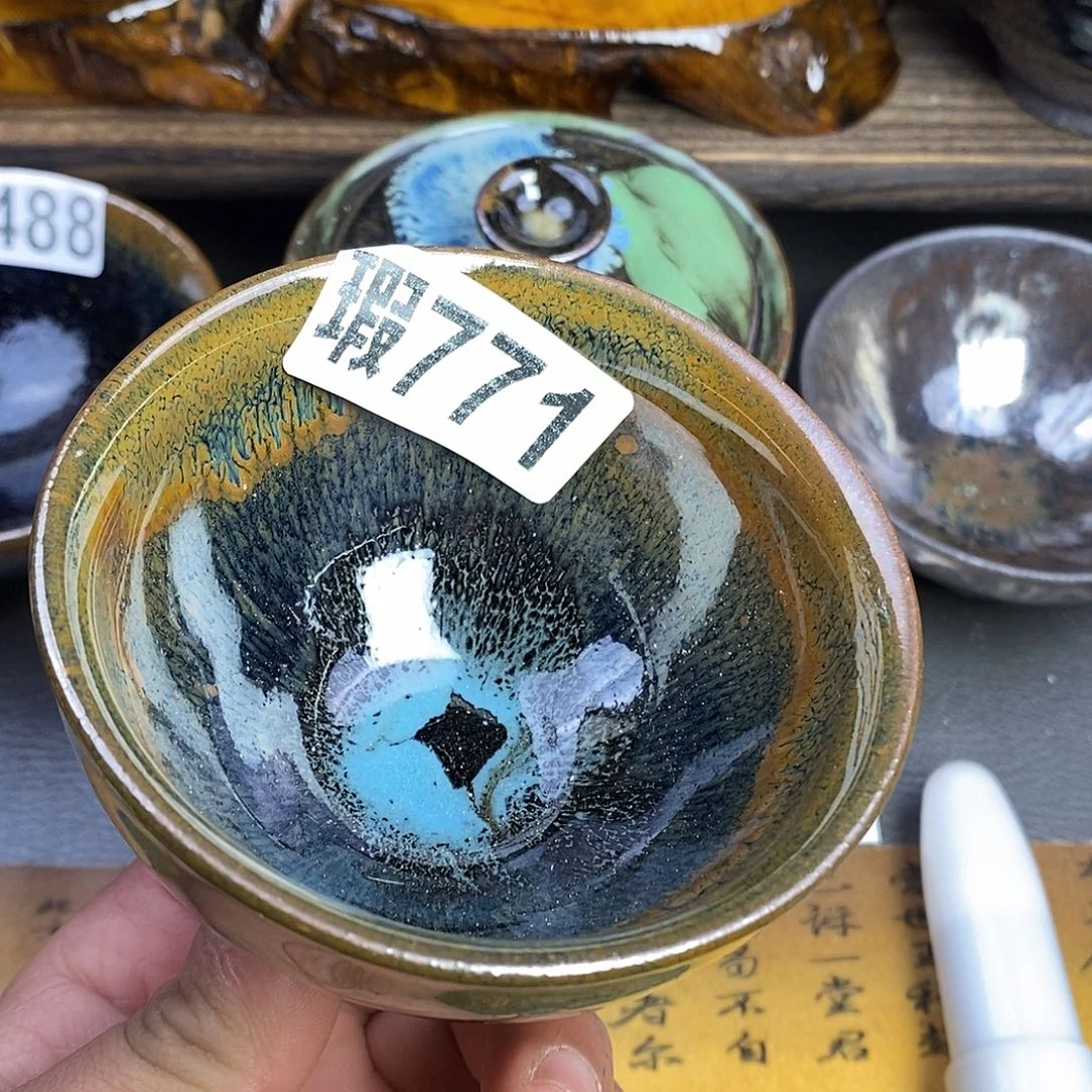 茶盏微瑕建盏主人杯子