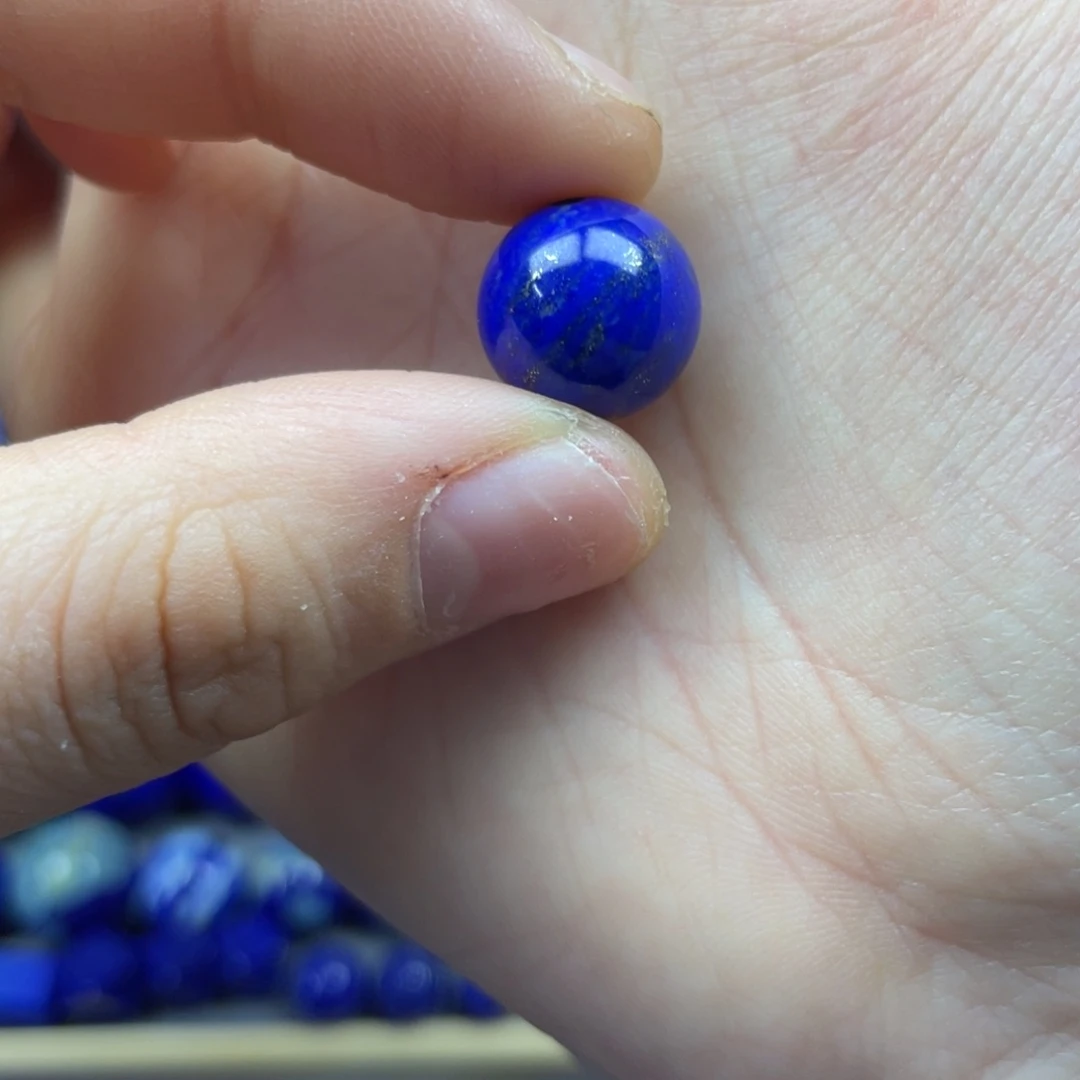 青金石单珠12+未镶嵌卖****果