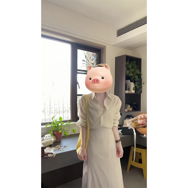 春游出行衣服法式气质御姐风POLO领长袖衬衫上衣性感包臀半身裙潮